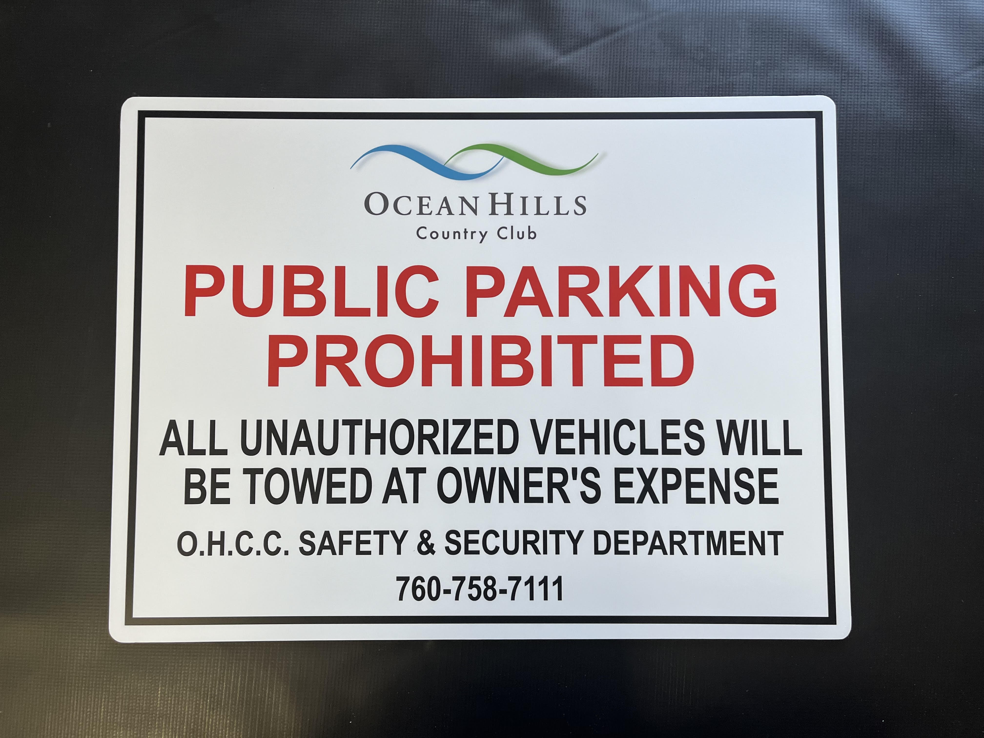 Parking Sign 1